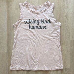 Grayson Threads Pale Pink 'raising kind humans' Tank